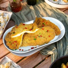 Șnițel vienez din piept de curcan